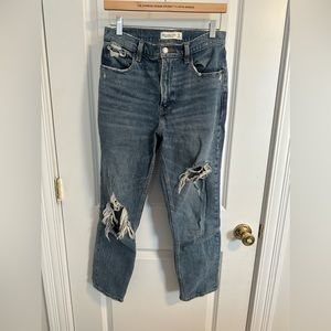 Abercrombie High Rise Mom Jeans